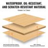 VEVOR Bed Tray Table with Foldable Legs & Media Slot, Bamboo Breakfast Tray for Sofa, Bed, Eating, Snacking, and Working