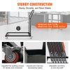 VEVOR Folding Chair Dolly, Iron Commercial Cart with 12 Chairs Capacity, Folding Chairs Rack Trolley with 4 Casters